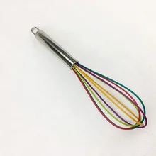 Напрямую от производителя продажи Нержавеющая сталь мешалка руководство силиконовый венчик 9-дюймовый ручной тестомес молока создатель Fr