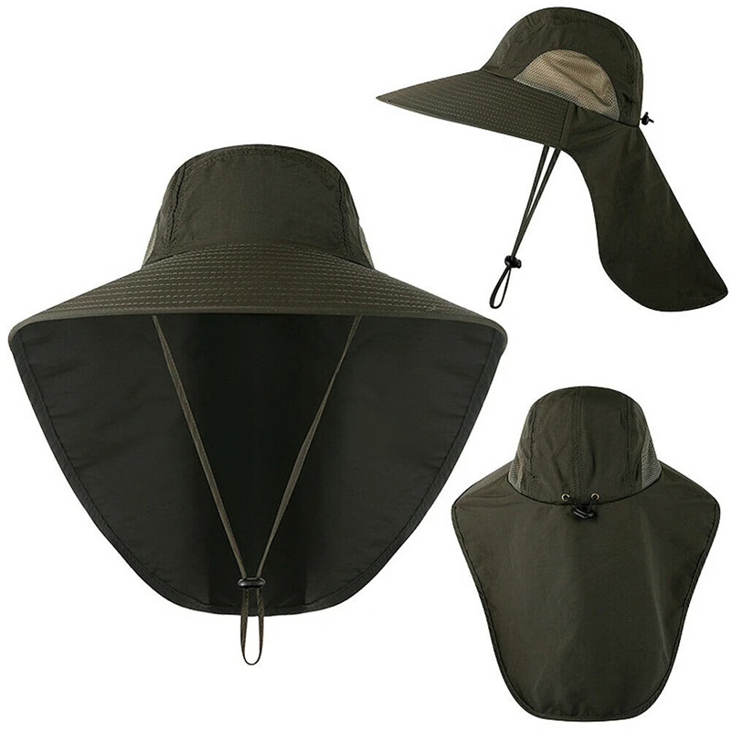 Высокое качество шапки унисекс Регулируемый casquette мужские и женские ведро Boonie шляпа фестиваль Рыбалка Fisher открытый Лето Защита от солнца пляж Кепка - Color: Green