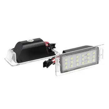 

CARALL LE1926 Kit Led license plate lights for Chevrolet Camaro Cruze Opel Insignia Mokka 2012 white No error Canbus