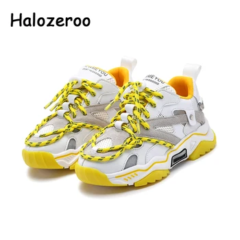 

Spring Kids Sport Sneakers Children Casual Sneakers Baby Girls Slip On Running Shoes Boys Brand Chunky Sneakers Mesh Trainers