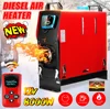 Renoster-calentador de aire diésel, 8KW, todo en uno, 12V, LCD, silenciador remoto, autocaravana, calentador de estacionamiento de aire, Portable, camiones y barcos ► Foto 1/6