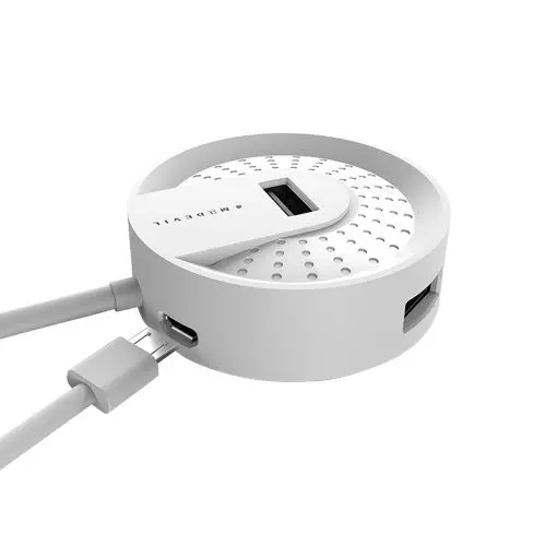 Madevil USB 2,0 4-Порты и разъёмы для синхронизации данных USB hub-разветвитель несколько USB Hab концентратор 2,0 мульти хаб расширитель 4 Порты и разъёмы концентратор - Цвет: Белый