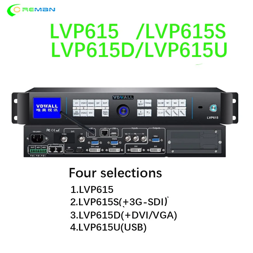4K LVP615 серия светодиодный настенный видео процессор светодиодный видео процессор lvp 615s видео процессор LVP615D LVP615S LVP615U LVP605 909