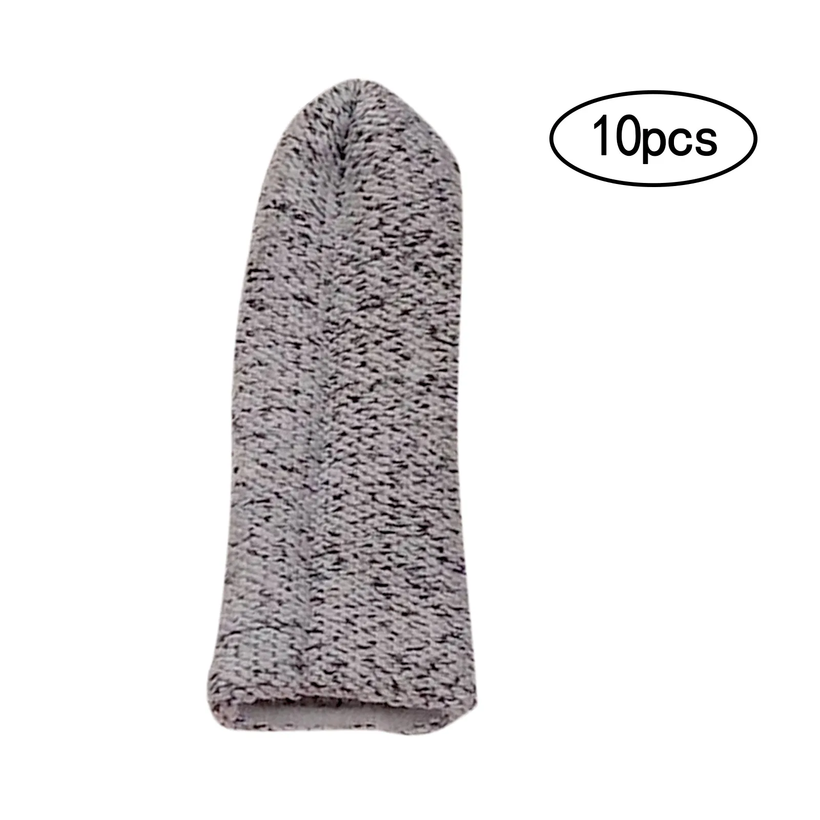 10Pcs/Set Kitchen Anti-cut Finger Cots Thumb Protector Sleeve Flexible Resistant for Work, DIY,Garden, Fingertips Safety Gloves