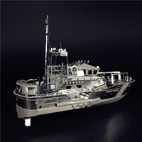 nanyuan IRON STAR 3D Metal puzzle DIY Assembly Model kits LIFEBOAT C22201 2 Sheets Stainless Steel Creative toys gift for adult 2