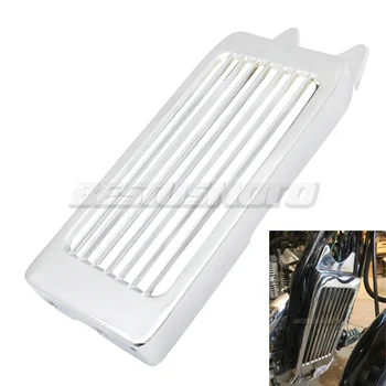 

Motorcycle Chrome Steel Radiator Grill Cover Guard Protector For Honda Shadow VT600 VLX400 VLX600 VLX Steed 400 600 1988-2007