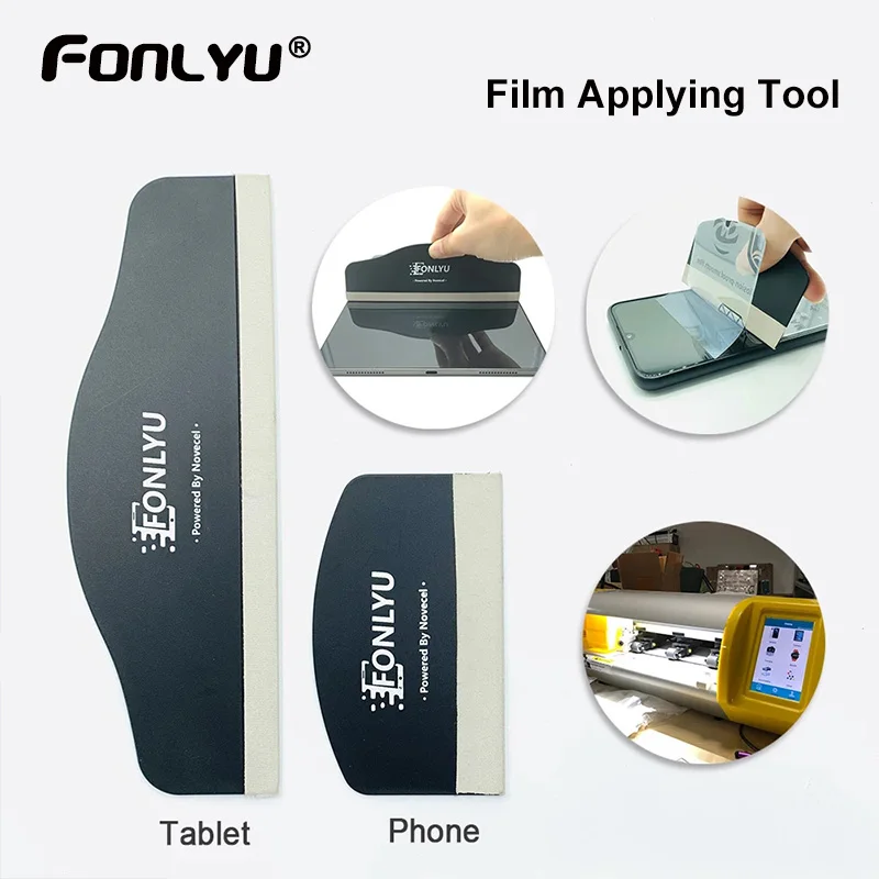 FONLYU Hydrogel Cutting Plotter Film Protector Wrapping Scraper De-bubble  Shovel For Phone Film Applying Tools Jiutu Devia Sheet