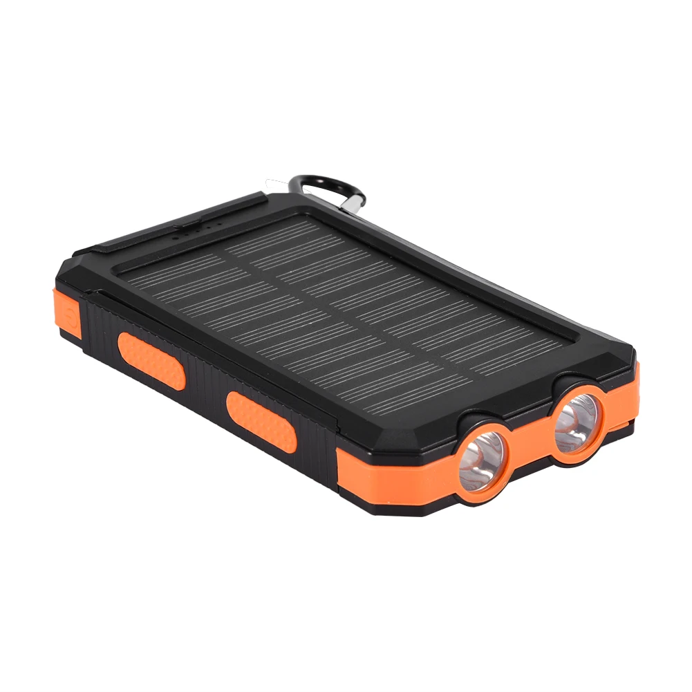 

Outdoor Fast Charge Solar Mobile Power Bank Case DIY Kit Waterproof Solar Power Bank Case With Compass Solar Power Bank Cases