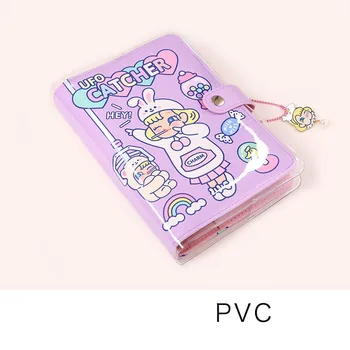 

Bentoy PVC Transparent Journal Planner Schedule Book Protective Cover A6 Notebook Dairy Notepad Card Holder Credit Cover Case