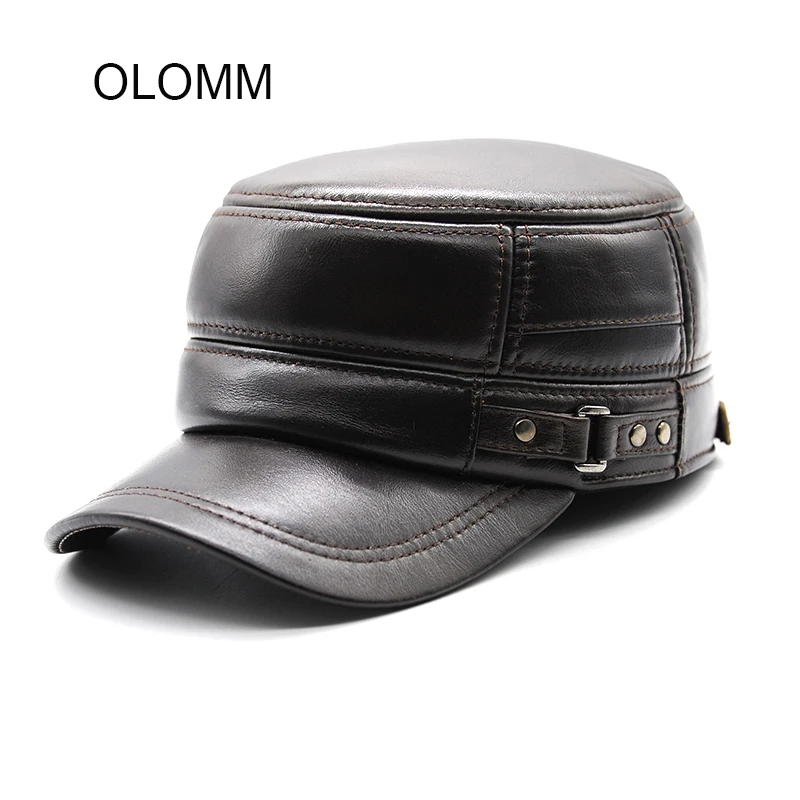 Nuovo uomo alla moda in pelle cappello un casual caldo e un berretto da  baseball due colori da scegliere con orecchio piatto b60|Men's Baseball  Caps| - AliExpress