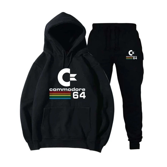 

2019 Trendy Faces Stranger Things Hooded Mens Suit Hooded + Pants Oversized for Autumn with Hip Hop Winter Hoodies Men Brand