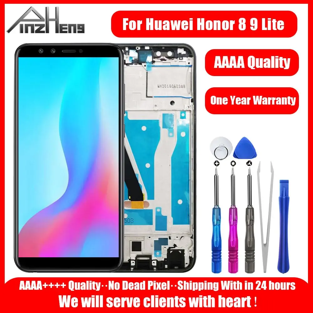 

PINZHENG AAAA Original LCD For Huawei Honor 8 Honor 9 Lite LCD Display Touch Screen Digitizer With Frame PRA-TL10 LLD-L31 LCDS