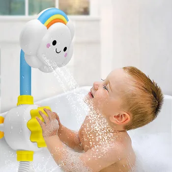 New Bath Toys for Baby Water Game Clouds Model Faucet Shower Water Spray Toy For Children Squirting Sprinkler Bathroom Kids Gift 1