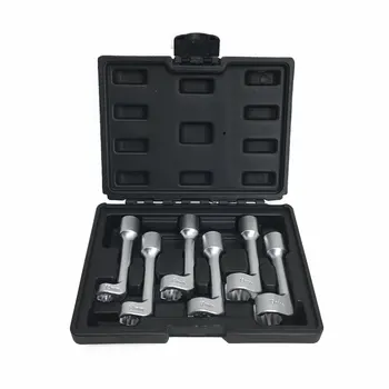 

6 Pieces Fuel Injection Pipe Socket Wrench L-Type Open-End Wrench Dr. 12 14 16 17 18 19Mm Socket Wrench