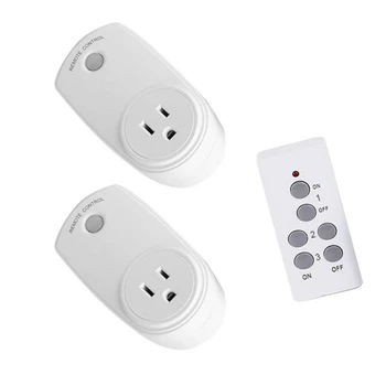 

American Standard 220V Wireless Remote Control Smart Socket Wall Programmable Electrical Wireless Socket Switch