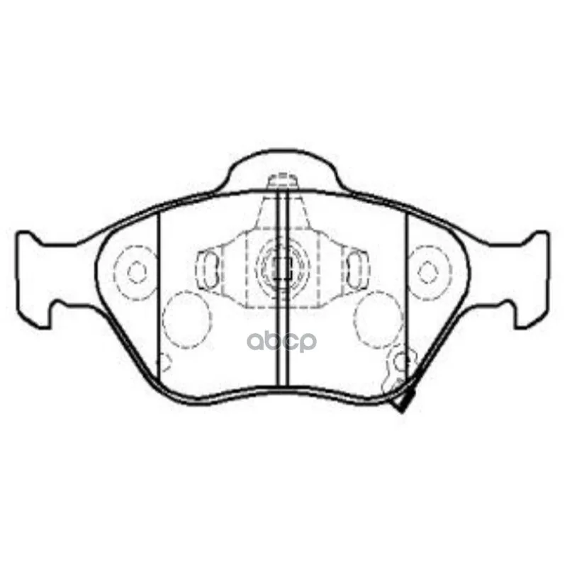 Колодки Тормозные Дисковые Передние Toyota Yaris 1.0/1.3 06 Ckt-165 Ctr арт. CKT-165