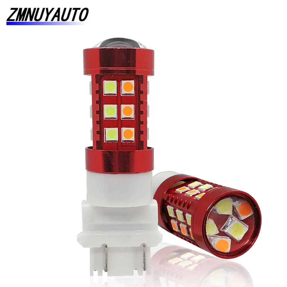 2 шт. Автомобильные светодиодные лампы T20 7443 BAY15D 1157 3157 T25 30smd 3030 лм | Автомобили и