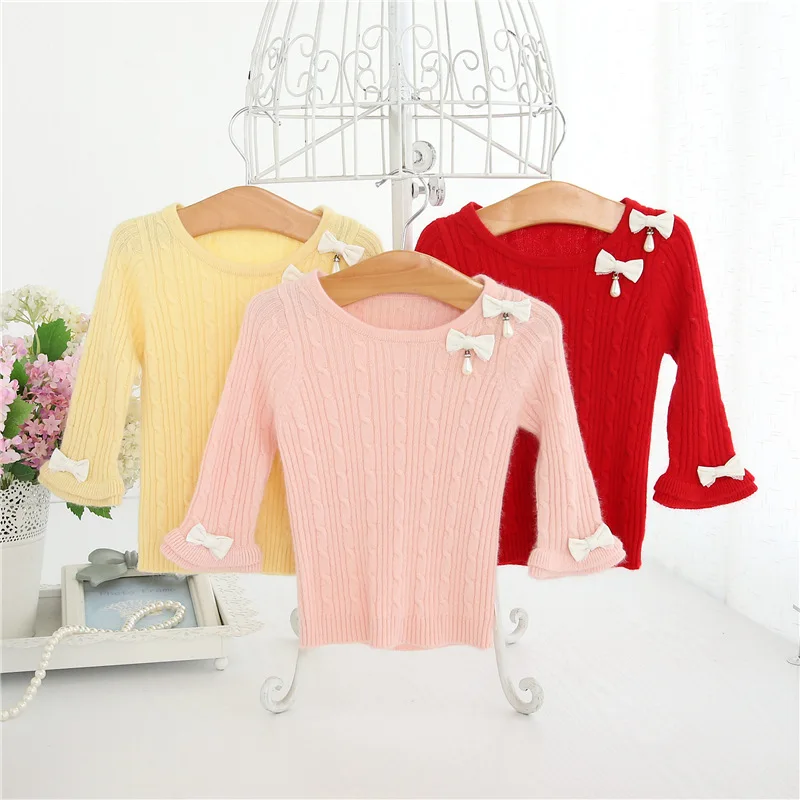 

Idea Fish Brand Childrenswear Season Child Autumn Clothing CHILDREN'S Sweater Cashmere Sweater 1-3-Year-Old Girls' Pullover 9011