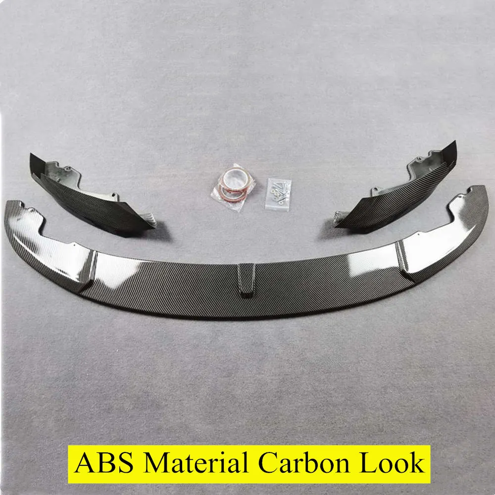

Передний спойлер для автомобильного бампера, для модели G30, G38, F20, F22, F30, F32, F33, F36, F80, M3, F82, F83, M4, АБС, карбоновый вид, передняя губа