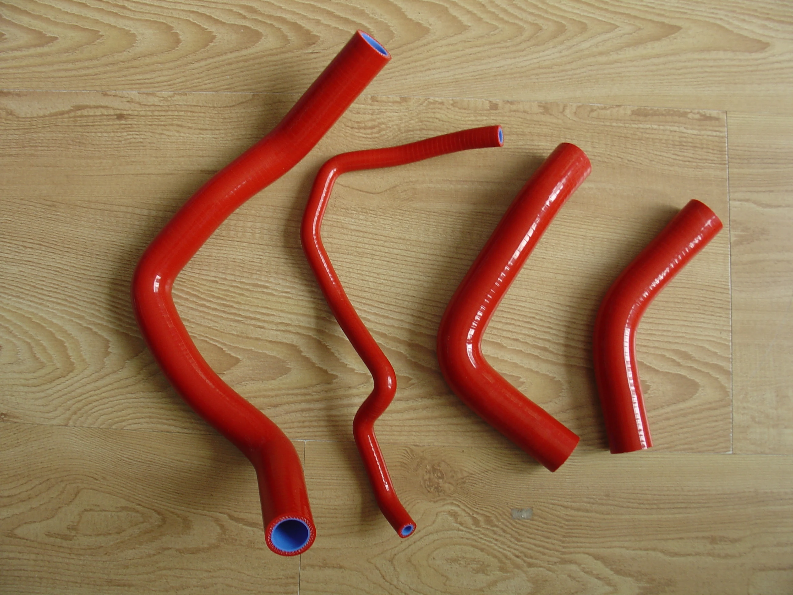 Красный Силиконовый хладагент Y-HOSE комплект для SUZUKI GSXR600 GSX-R600 2006-2009 2007 2008 радиатор