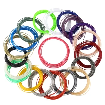 

3D Printer Filament 1.75mm PLA Filament Pcs of 20 Different Colors Diameter Filament Each Color 16 Feet Total 328 Feet