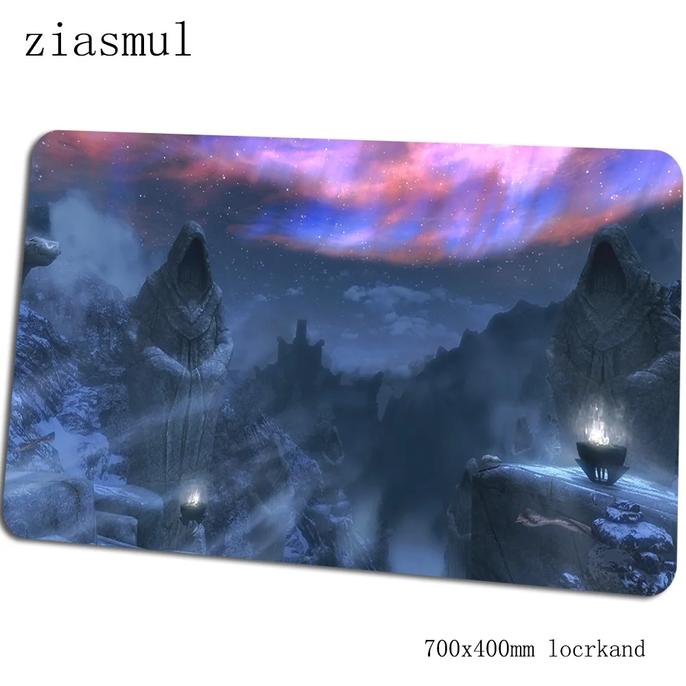Skyrim коврик для мыши Бестселлер компьютерный коврик 70x40 см игровой коврик для мыши большая клавиатура со встроенной мышью игры ПК геймер стол - Цвет: Size 700x400x2mm