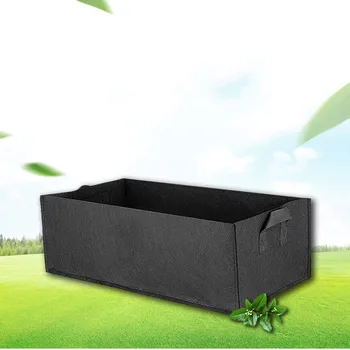 

1pcs Fabric Raised Garden Bed Square Garden Flower Grow Bag Vegetable Planting Bag Planter Pot With Handles For Plants