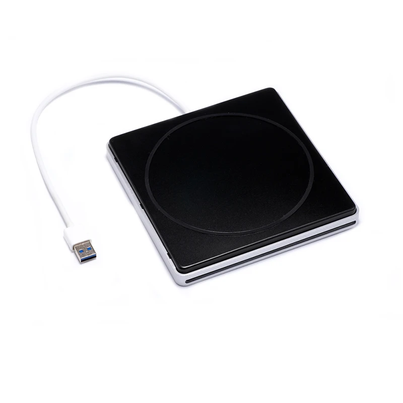 USB DVD Drives Optical Drive External DVD RW Burner Writer Recorder Slot Load CD ROM Player for Apple Macbook Pro Laptop PC