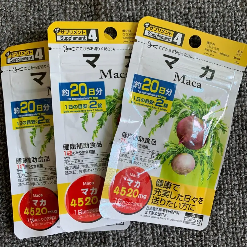 Maca дополнение DAISO 40 таблетки 20 дней* 3 pacs из Японии F/S экстракт Guarana