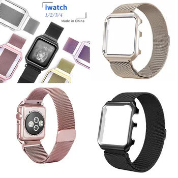 

Milanese Loop Watchstrap for Apple Watch Band 38mm 42mm classic Steel watchband for Apple Watch Series 3 2 1 Watchbelt straps