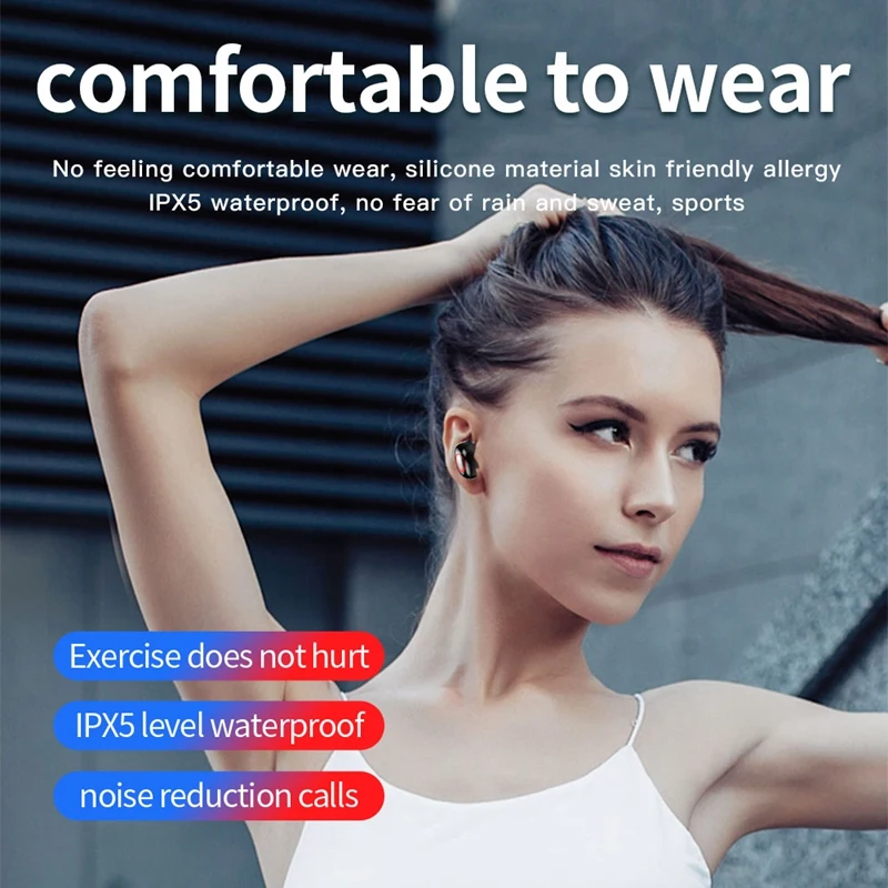 A1S TWS 5 0 Bluetooth Headset Stereo Earphone Wireless Headphone Sports Headset For Xiaomi Samsung Smartphone