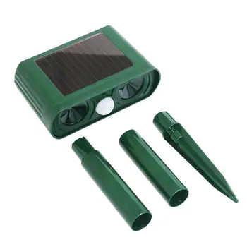 

PIR Solar Ultrasonic Animal Dog Cat Bat Bird Raccoons Repeller Scarer Chaser