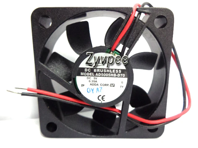 Zyvpee Adda 5015 AD5005HB-D70 DC5V 0.35A 2 провода 5 см чехол осевой вентилятор процессора