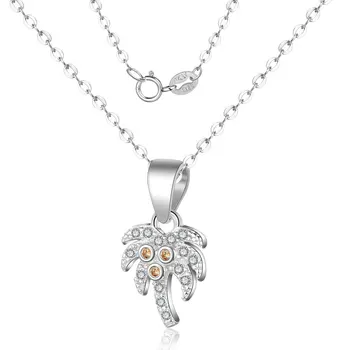 

CE049 S925 Coconut Tree Pendant Necklace