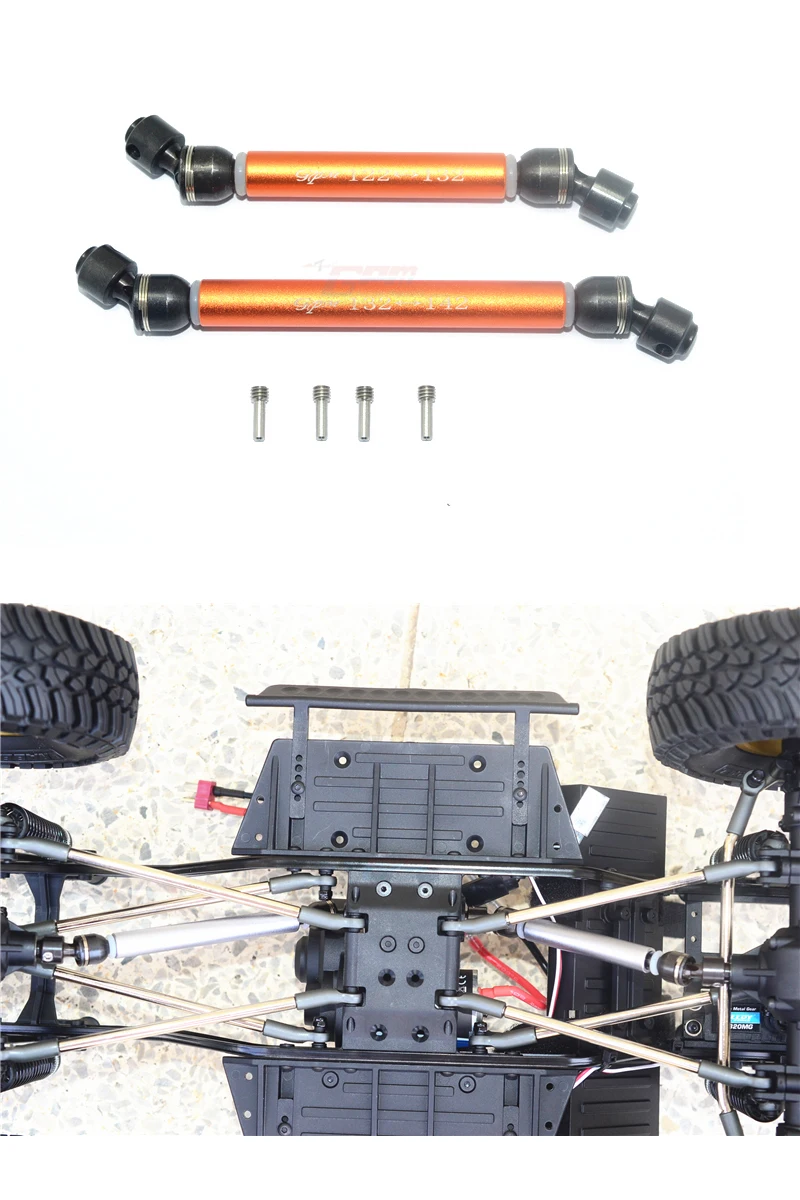 Алюминиевый передний приводной вал CVD для сопутствующих электриков (AE) элемент RC