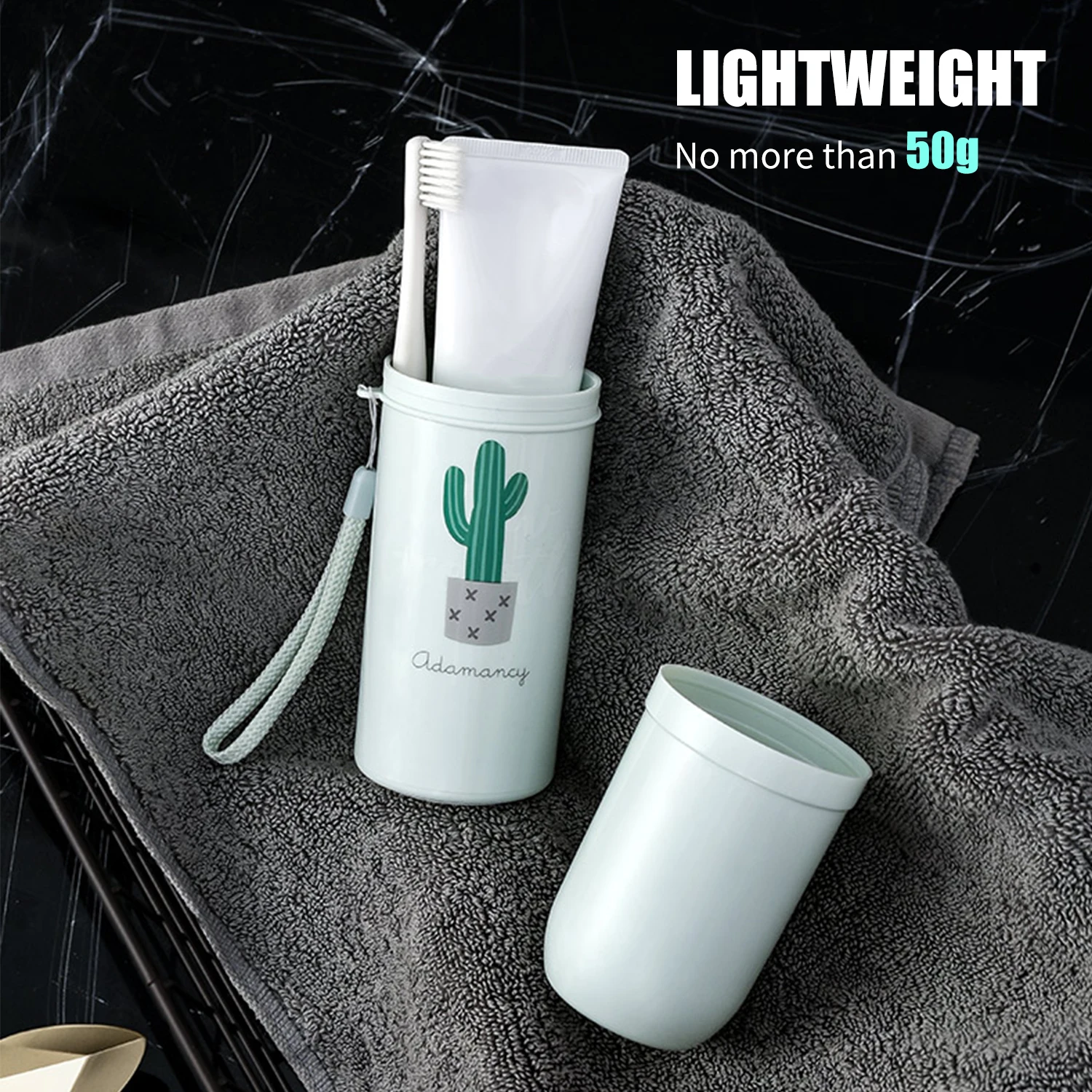 Portable Toothbrush Container Cover Holder Outdoor Travel Hiking Camping Toothrush Case Bathroom Organizer Storage Box