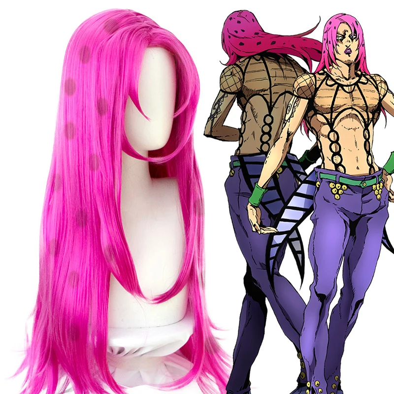 

Аниме Comic JoJo's причудливое приключение Косплей парики Diavolo косплей парик термостойкий синтетический парик волосы Косплей Аксессуары