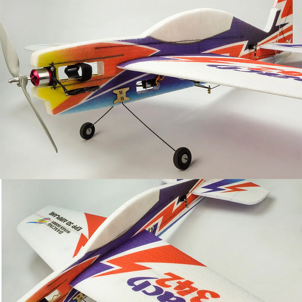 E1801 EPP RC самолет 1000 мм с электрическим приводом SBACH342 Разобранная Летающая модель RC самолет Сборка игрушки RC игрушки