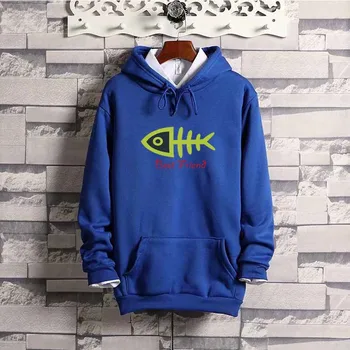 

Men's Casual Hoodie 2019 Brand Fashion Printed Sweatshirt Fleece Long Sleeve Tracksuit Hip Hop Streetwear Plus Size Sportswear