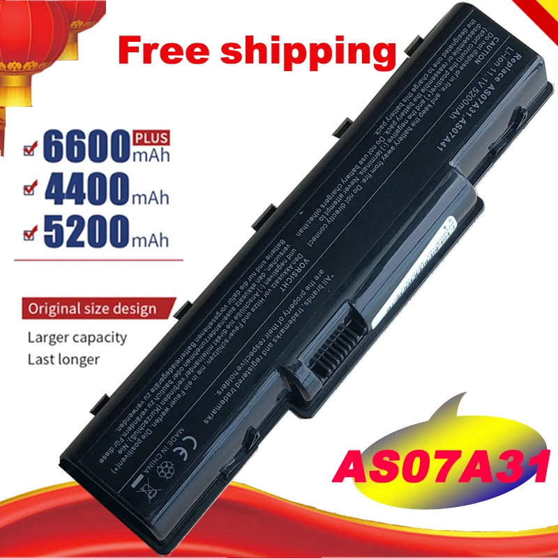 Аккумулятор AS07A31 для Acer Aspire 2930G 4740G 5738G 4930 5735 5740 AS07A32 AS07A41 AS07A42 AS07A51 AS07A52 | Компьютеры и