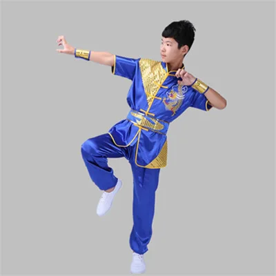 DM Chinese Kung Fu Suit Tai Chi Clothing Cotton Martial Art Uniform Wushu Taiji Clothing Taijiquan Practice Sets Costumes - Цвет: K