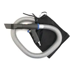 Ручной вакуумный пылесос комплект воздушный удар 2 в 1 мешок для пыли щепы шланги инструменты для дома пневматическая Чистка