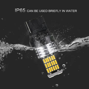 

Lamp LED Lights Bulbs Replacement 2Pcs Amber DC9V-18V Reversing Brake Set