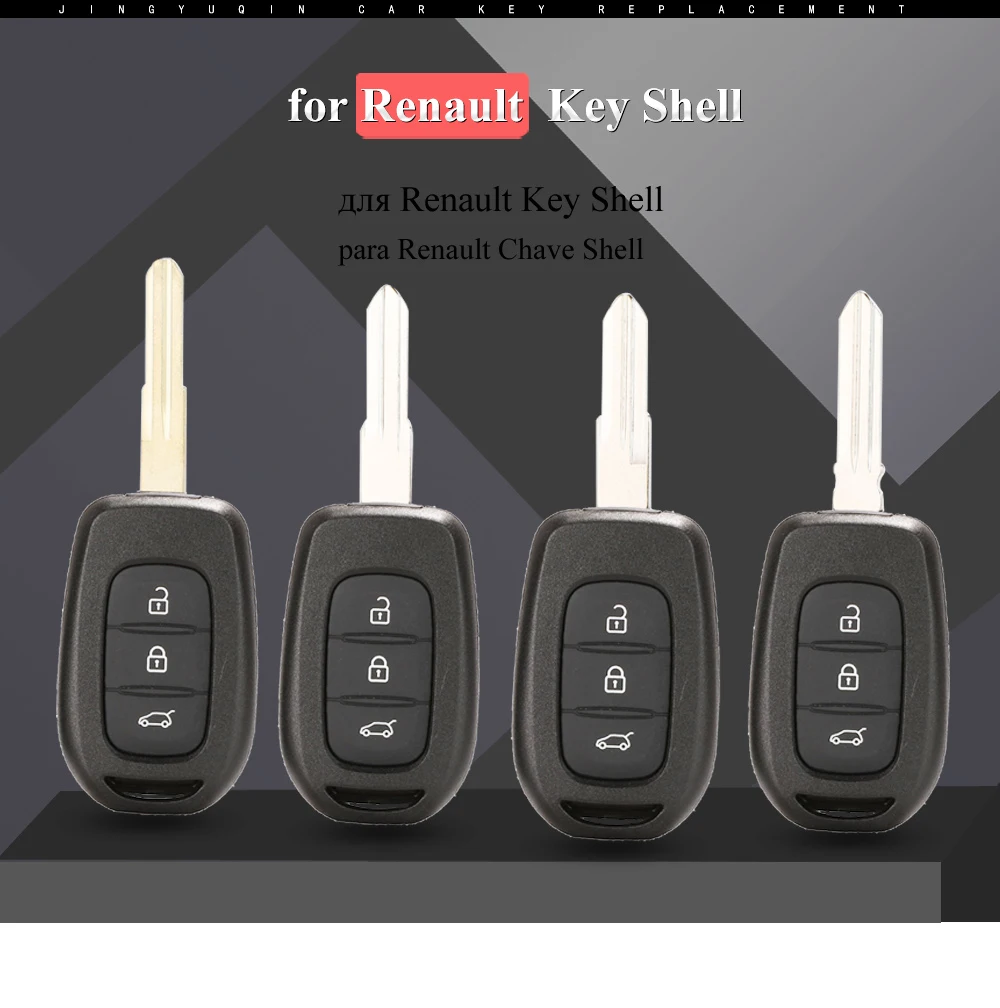 Keyforkess 3 pulsanti telecomando per auto portachiavi Shell per Renault Dacia Duster 2013 2014 2015 2016 -2018 HU136te VAC102 portachiavi sostituisci 6 Keyforkess 3 pulsanti telecomando per auto portachiavi Shell per Renault Dacia Duster 2013 2014 2015 2016 -2018 HU136te VAC102 portachiavi sostituisci - H47fe37daa281438e92c887ab2f48e5faj