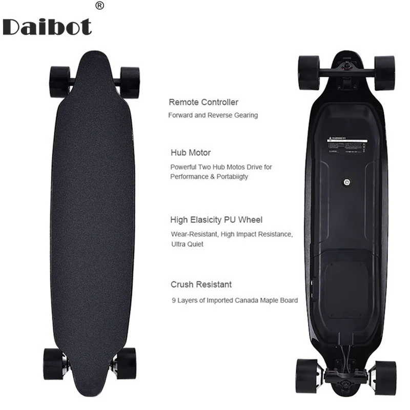 

SEALUP Electric Scooter For Adults 4 Wheel Electric Scooters 40KM/H Dual Hub Motor Remote Longboard Electric Skateboard
