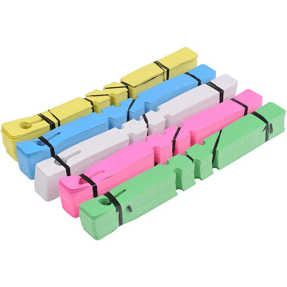 50pcs-pack пластиковые прочные подвесные бирки для растений УФ-стойкие Детские садовые кольцевидные бирки набор тегов цветы бирки GT058
