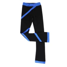 Уличные теплые фланелевые детские мягкие колготки, штаны для фигурного катания, штаны в полоску для тренировок, соревнований, водонепроницаемые, высокая эластичность