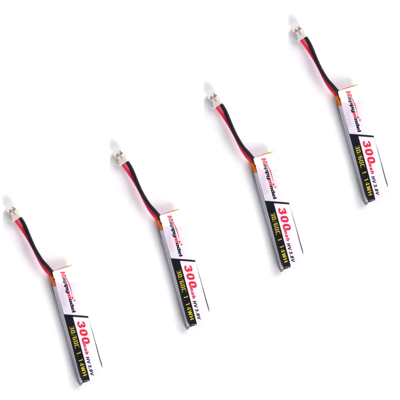Happymodel Mobula6 Mobula 6 3 8 V 300mAh 30C 1S Lipo Battery PH2.0 Plug для FPV Racing Cine Whoop BetaFPV Drone | Игрушки и хобби