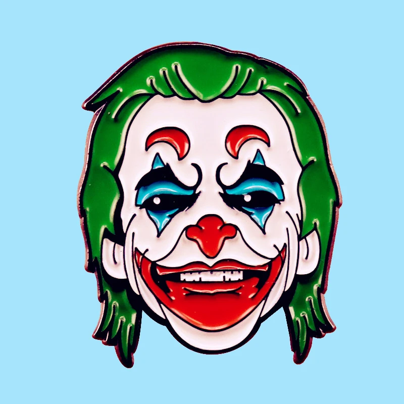 The Joker Arthur Fleck Put on a Happy Face Brooch and Enamel Pins Metal  Alloy Fashion Jewelry Lapel Pins Badges Accessories|Brooches| - AliExpress