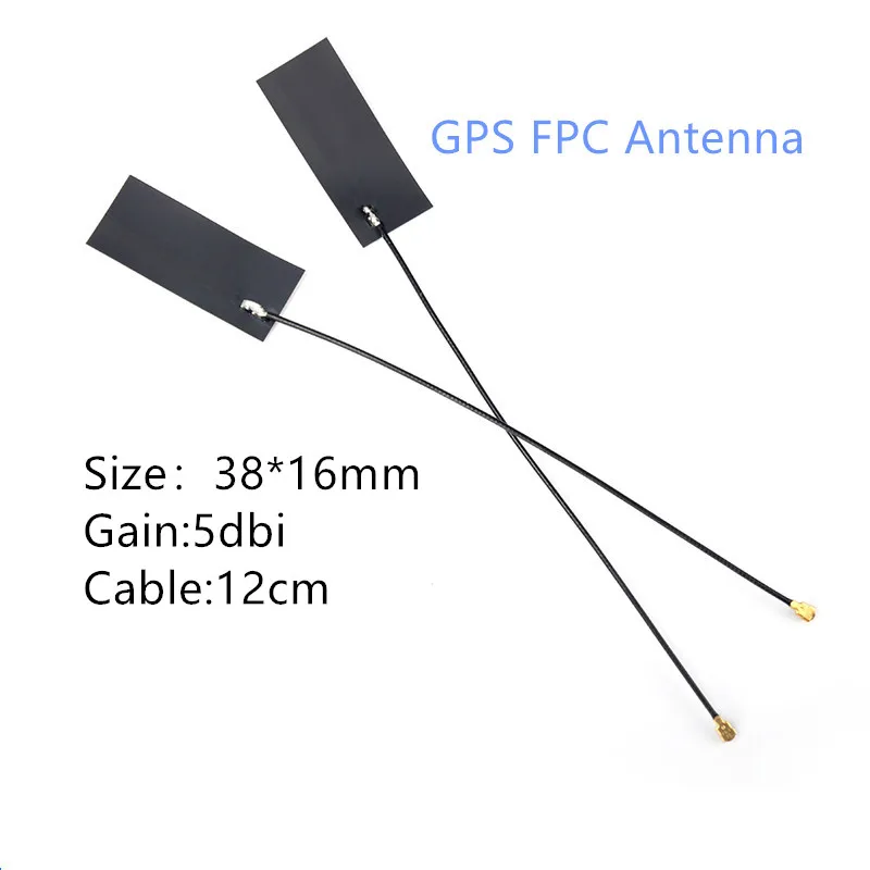 Антенна GPS FPC внутренняя пассивная патч 5dbi gain всенаправленная антенна IPEX u.fl